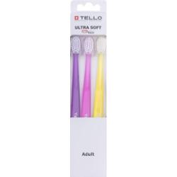 TELLO 6240 Ultra Soft 3pack szczoteczka do zębów 3 szt.