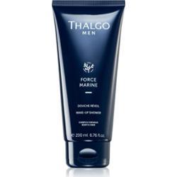 Thalgo Force Marine Wake-Up Shower pobudzający żel pod prysznic do ciała i włosów dla mężczyzn 200 ml