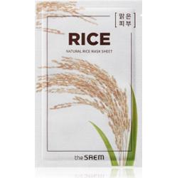 The Saem Natural Mask Sheet Rice maseczka w płachcie o działaniu nawilżającym i wygładzającym 21 ml