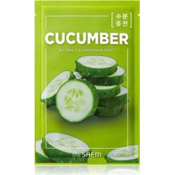 The Saem Natural Mask Sheet Cucumber maseczka w płachcie o działaniu nawilżająco-rewitalizującym 21 ml