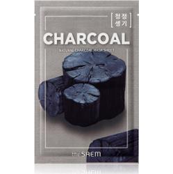 The Saem Natural Mask Sheet Charcoal maska w płachcie z efektem oczyszczającym 21 ml