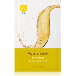 The Saem Bio Solution Multi Vitamin maseczka w płachcie rozjaśniająca i nadająca skórze witalność 20 g