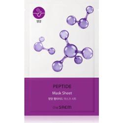The Saem Bio Solution Peptide maska w płacie intensywnie napinająca i rozjaśniająca skórę 20 g
