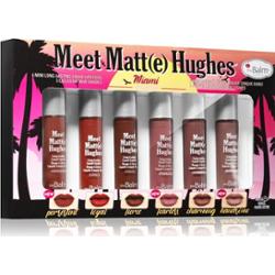 theBalm Meet Matt(e) Hughes Mini Kit Miami zestaw pomadek w płynie dla długotrwałego efektu