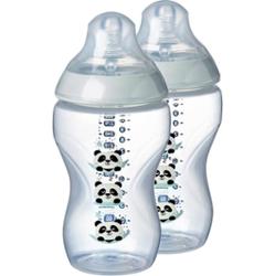 Tommee Tippee Natural Start Anti-Colic samosterylizująca się butelka dla niemowląt Nature Medium Flow 3 m+ 2x340 ml