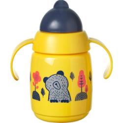 Tommee Tippee Superstar Straw Cup Yellow kubek ze słomką dla dzieci 6 m+ 300 ml