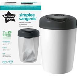 Tommee Tippee Simplee White kosz na pieluchy + wkład wymienny 1 szt.