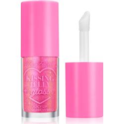 Too Faced Kissing Jelly Lip Oil Gloss olejowy błyszczyk do ust intensywnie nawilżający odcień Bubblegum 4,5 ml