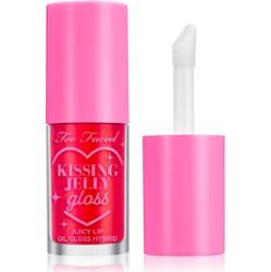 Too Faced Kissing Jelly Lip Oil Gloss olejowy błyszczyk do ust intensywnie nawilżający odcień Cherry Pie 4.5 ml