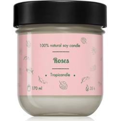 Tropicandle Roses świeczka zapachowa 170 ml