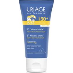 Uriage Bébé 1st Mineral Cream SPF 50+ krem mineralny do opalania SPF 50+ 50 ml
