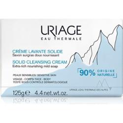Uriage Hygiène Solid Cleansing Cream delikatny krem oczyszczający z wodą termalną z francouzských Alp 125 g