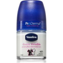 Vaseline Double Invisible Roll-On antyperspirant roll-on przeciwko białym i żółtym śladom 50 ml