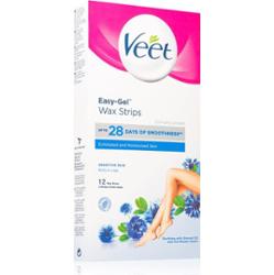 Veet  Plastry z woskiem Wax Strips do depilacji pach i strefy bikini do skóry wrażliwej 
