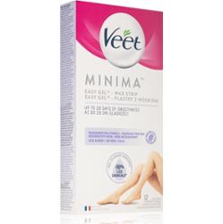 Veet Minima Hypoallergenic woskowe paski do depilacji do nóg 12 szt.
