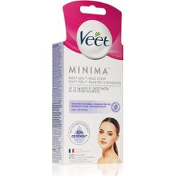 Veet Minima Hypoallergenic woskowe paski do depilacji do twarzy 20 szt.
