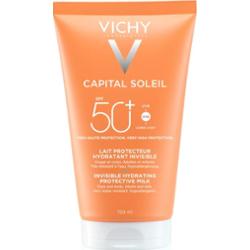 Vichy Capital Soleil Invisible Hydrating Protective Milk mleczko ochronne do twarzy i ciała SPF 50+ 150 ml