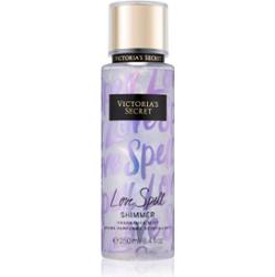 Victoria's Secret Love Spell Shimmer spray do ciała z brokatem dla kobiet 250 ml