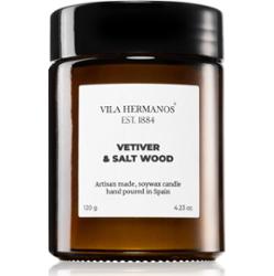 Vila Hermanos Apothecary Vetiver & Salt Wood świeczka zapachowa 120 g