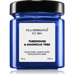 Vila Hermanos Apothecary Cobalt Blue Tuberose & Magnolia Tree świeczka zapachowa 150 g