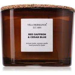 Vila Hermanos Apothecary Red Saffron & Cedar Blue świeczka zapachowa 350 g