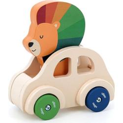 Vilac Lion in a Car zabawka z drewna 15m+ 1 szt.