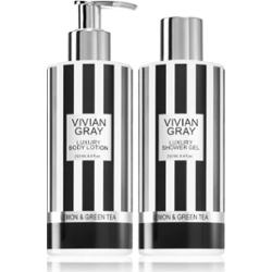Vivian Gray Lemon & Green Tea zestaw upominkowy do ciała 2x250 ml