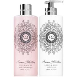 Vivian Gray Aroma Selection Lotus & Rose zestaw upominkowy 2x500 ml