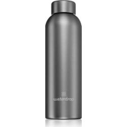 Waterdrop Thermo Steel Metal butelka na wodę ze stali nierdzewnej kolor Charcoal 600 ml
