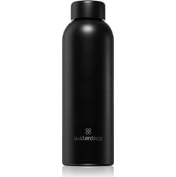 Waterdrop Thermo Steel butelka na wodę ze stali nierdzewnej kolor Black Matt 600 ml
