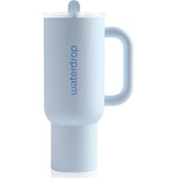 Waterdrop Explorer Tumbler kubek ze stali nierdzewnej ze słomką (edycja limitowana) Ice Blue 1100 ml