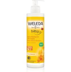Weleda Baby szampon i żel do mycia 2w1 dla dzieci Calendula officinalis 400 ml