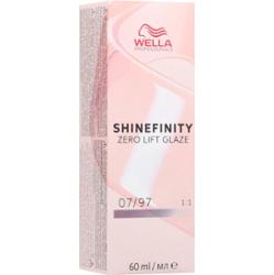 Wella Professionals Shinefinity Zero Lift Glaze demi-permanentna farba do włosów odcień 07/97 60 ml