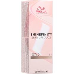 Wella Professionals Shinefinity Zero Lift Glaze demi-permanentna farba do włosów odcień 07/0 60 ml