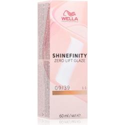Wella Shinefinity Zero Lift Glaze - profesjonalna farba do włosów, 60ml 09.39 | Bardzo Jasny Złocisto-Popielaty Blond