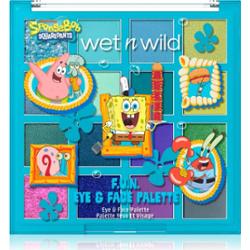 Wet n Wild SpongeBob SquarePants F.U.N. Eye & Face Palette paleta cieni do powiek 15 g
