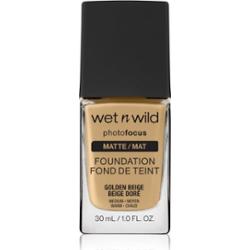 Wet n Wild PhotoFocus podkład matujący we fluidzie odcień Golden Beige 30 ml