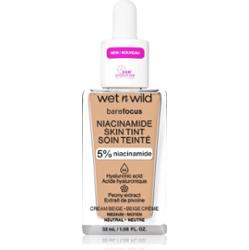 Wet n Wild BareFocus Niacinamide Skin Tint lekki podkład nawilżający odcień Cream Beige (Warm) 32 ml