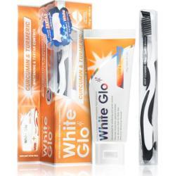 White Glo Whitening & Tartar Control pasta wybielająca ze szczotką Curcumin and Turmeric 150 g