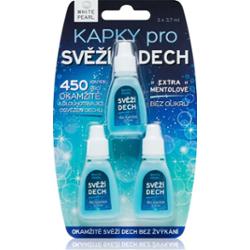 White Pearl Dental Care krople na świeży oddech 3 x 3.7 ml