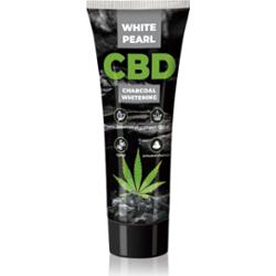 White Pearl CBD Charcoal Whitening wybielająca pasta do zębów z aktywnym węglem z CBD 75 ml