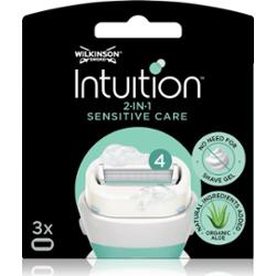 Wilkinson Sword Intuition Sensitive Care zapasowe ostrza 3 szt.