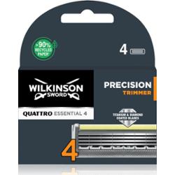 Wilkinson Sword Quattro Titanium Precision zapasowe ostrza 4 szt.