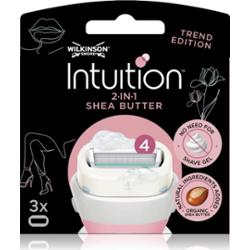 Wilkinson Sword Intuition 2in1 Shea Butter zapasowe ostrza 3 szt.
