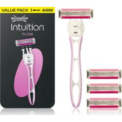 Wilkinson Sword Intuition Flow golarka damska zapasowe ostrza 4 szt.