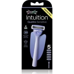 Wilkinson Sword Intuition Quattro Sensitive maszynka do golenia zapasowe ostrza 5 szt.