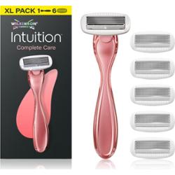 Wilkinson Sword Intuition Complete golarka + głowice zapasowe 6 szt.