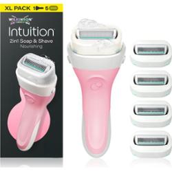 Wilkinson Sword Intuition 2in1 Ultra Moisture Razor golarka + głowice zapasowe 5 szt.