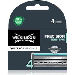 Wilkinson Sword Quattro Essential 4 Precision Sensitive zapasowe ostrza 4 szt.