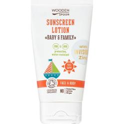 WoodenSpoon Baby & Family ochronne mleczko do opalania dla całej rodziny SPF 50 150 ml